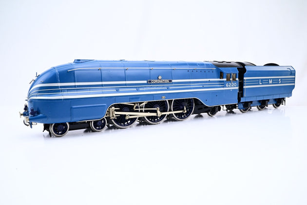DJH O Gauge LMS Blue Streamlined Coronation Class No.6220 ' Coronation'