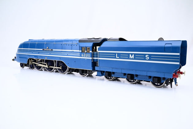 DJH O Gauge LMS Blue Streamlined Coronation Class No.6220 ' Coronation'