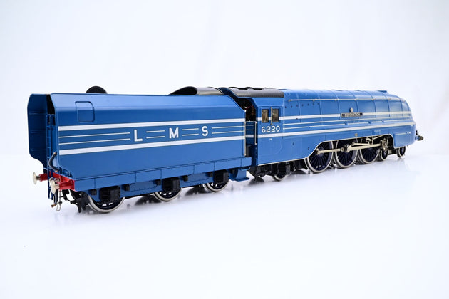 DJH O Gauge LMS Blue Streamlined Coronation Class No.6220 ' Coronation'