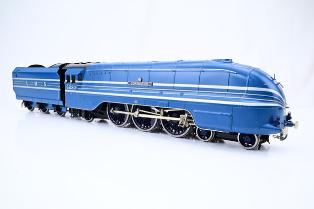 DJH O Gauge LMS Blue Streamlined Coronation Class No.6220 ' Coronation'