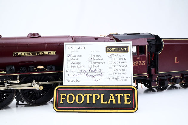 Kit Built O Gauge LMS Crimson Princess Coronation Class 7P No.6233 'Duchess of Sutherland'
