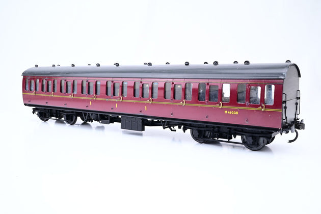 Kit Built O Gauge BR Maroon Mk1 Non-corridor Suburban Composite Coach No.M41008 - Boxed