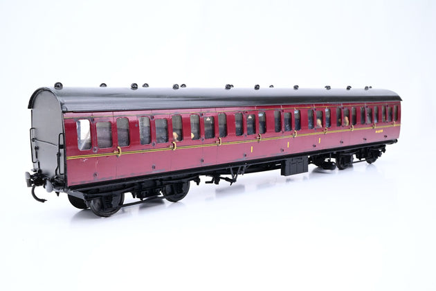 Kit Built O Gauge BR Maroon Mk1 Non-corridor Suburban Composite Coach No.M41008 - Boxed