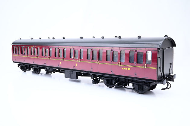Kit Built O Gauge BR Maroon Mk1 Non-corridor Suburban Composite Coach No.M41008 - Boxed