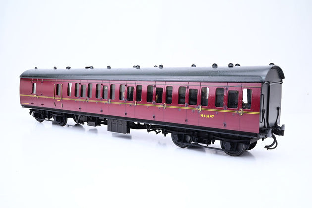 Kit Built O Gauge BR Maroon Mk1 Non-corridor Suburban Brake Coach No.M43247 - Boxed