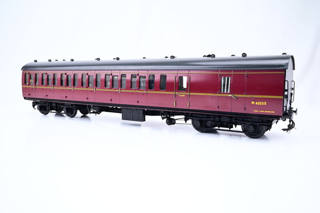 Kit Built O Gauge BR Maroon Mk1 Non-corridor Suburban Brake Coach No.M43235 - Boxed