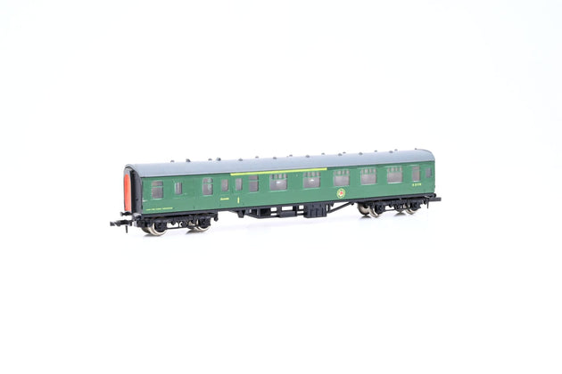 Graham Farish N Gauge 0693 Mk 1 BCK Brake Composite Corridor SR Green No.S21179 - Boxed