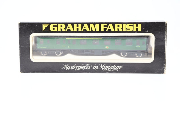 Graham Farish N Gauge 0693 Mk 1 BCK Brake Composite Corridor SR Green No.S21179 - Boxed