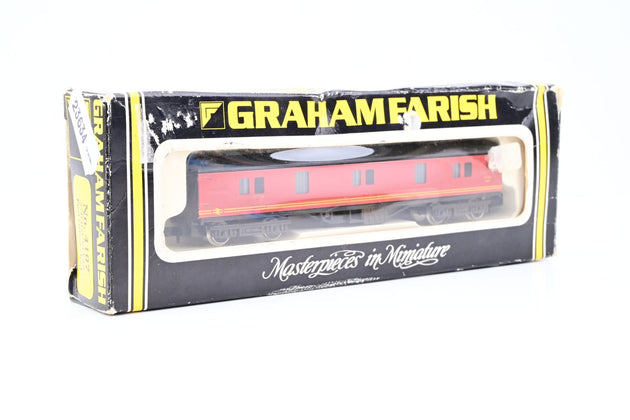 Graham Farish N Gauge 4107 Mk1 GUV Post Office Red No.93263 - Boxed