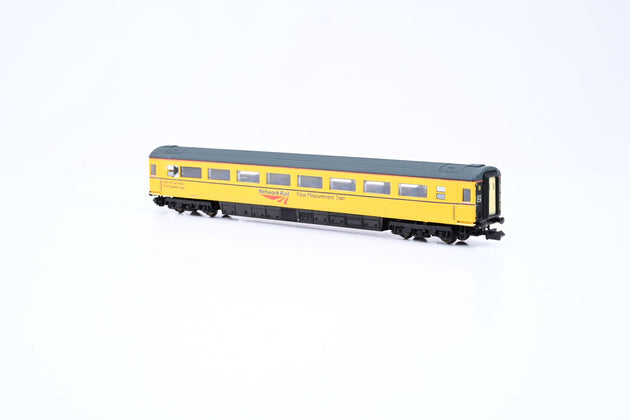 Dapol N Gauge Mk3 Coach Network Rail Yellow New Track Measurement Train No.975814 - Boxed