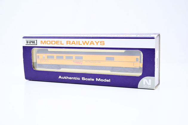 Dapol N Gauge Mk3 Coach Network Rail Yellow New Track Measurement Train No.975814 - Boxed