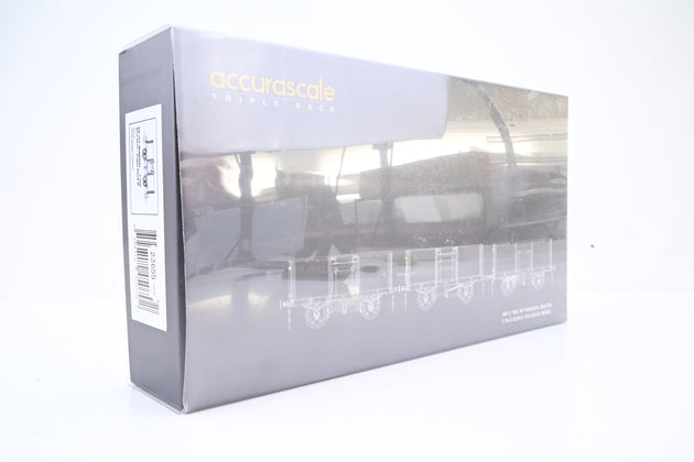 Accurascale OO Gauge ACC1071 BR 16T Mineral Wagon Triple Pack R NCB Black - Boxed