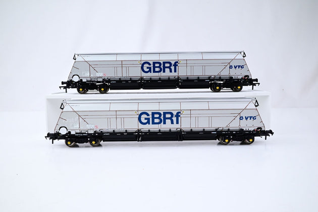 Accurascale OO Gauge ACC2620IIA1 IIA Biomass Bogie Hopper Wagon GBRF/VTG Twin Pack No.37706955261-2 37706955284-4 Boxed
