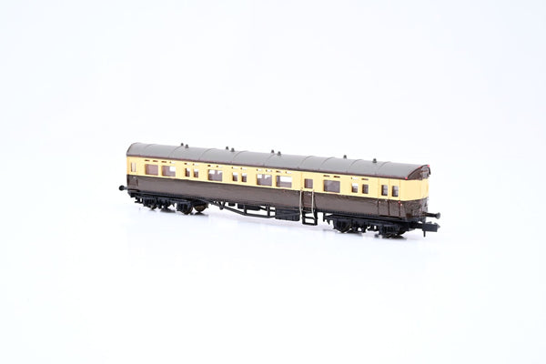 Dapol N Gauge NC-026 Autocoach Chocolate & Cream Unnumbered