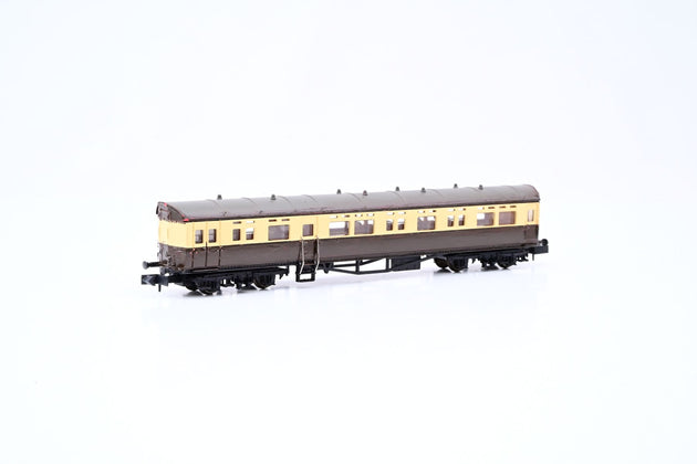 Dapol N Gauge NC-026 Autocoach Chocolate & Cream Unnumbered