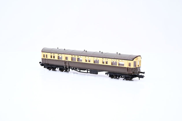 Dapol N Gauge NC-026 Autocoach Chocolate & Cream Unnumbered