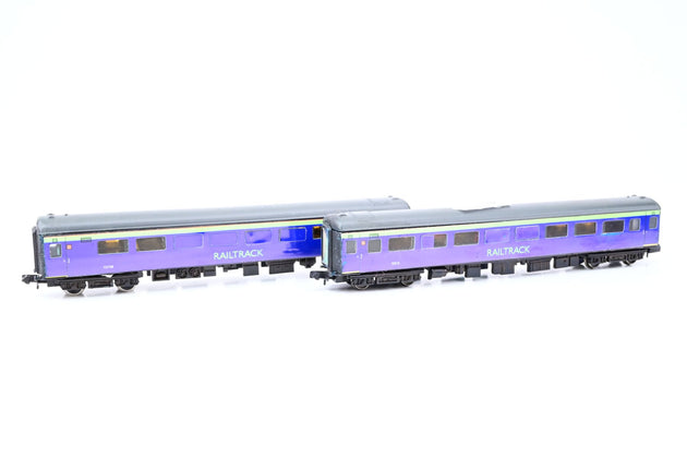 Graham Farish N Gauge Rake of 2 Railtrack Mk3 Coaches - Unboxed