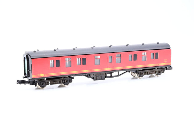 Graham Farish N Gauge 0787 57ft BG Coach Post Office Red NEX No.92233 - Unboxed