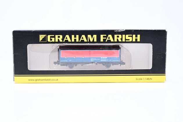 Graham Farish N Gauge 373-053B VBA Box Van BR Techincal Centre Blue/Red - Boxed