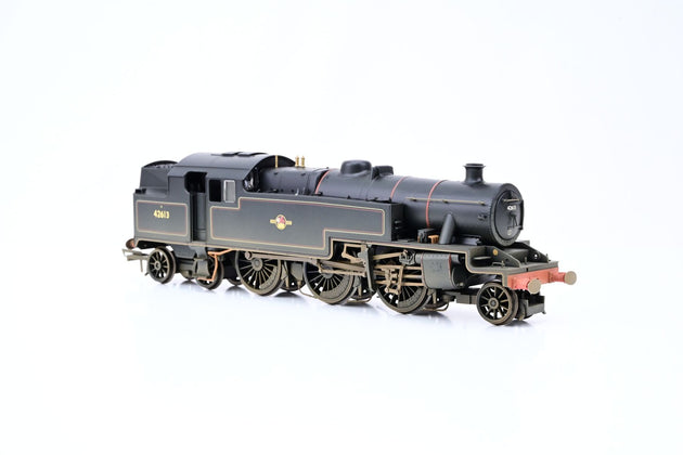 Hornby OO Gauge R3021 LMS Stanier 4P 2-6-4T BR Black Late Crest No.42613 - Factory Weathered, Boxed