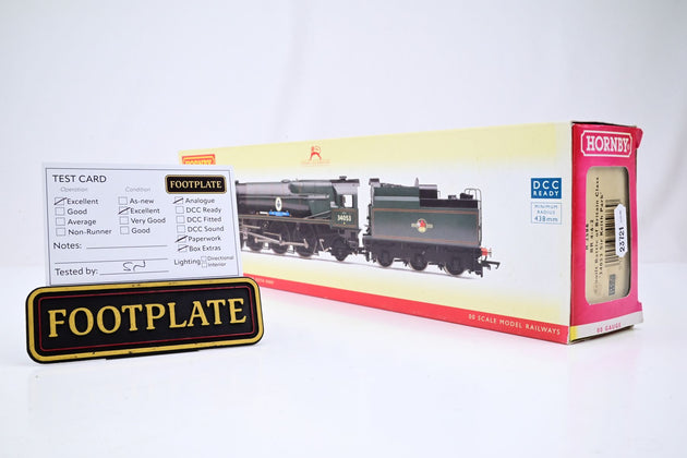 Hornby OO Gauge R2586 BR Rebuilt Battle of Britain Class BR Late Crest Geen No.34053 'Sir Keith Park' - Boxed