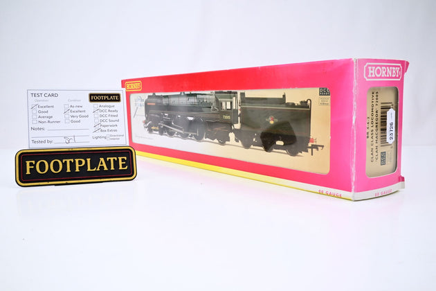 Hornby OO Gauge R2925 BR 4-6-2 Clan Class BR Early Emblem Green No.72005 'Clan Macgregor' - Boxed
