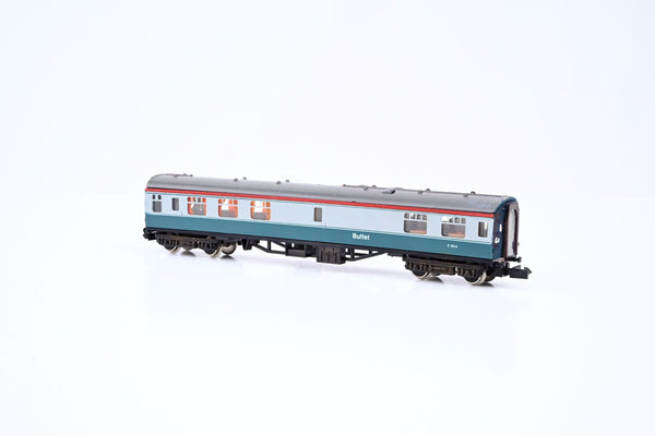 Graham Farish N Gauge 0755 Mk1 RMB Miniature Buffet BR Blue & Grey No.E1834 - Boxed