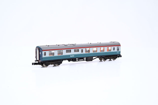 Graham Farish N Gauge 0755 Mk1 RMB Miniature Buffet BR Blue & Grey No.E1834 - Boxed