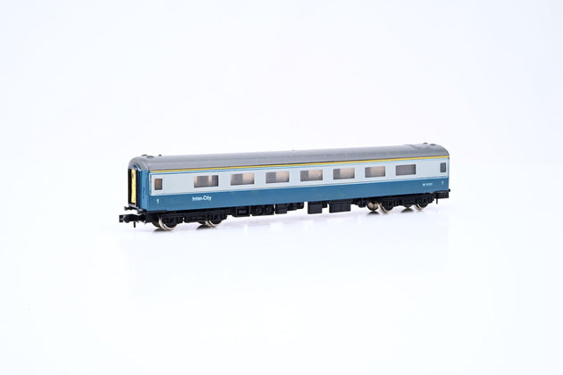Graham Farish N Gauge 0815 Mk2d 1st Open Coach BR Blue/Grey No.M3199 - Boxed