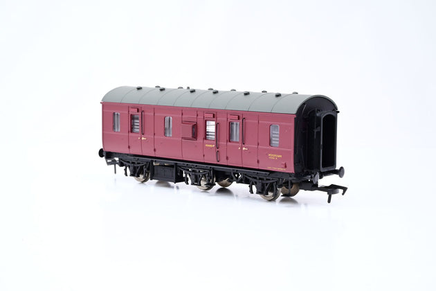 Dapol OO Gauge HM003a BR Crimson ex-LMS 'Stove R' Full Brake No.M32926M - Boxed