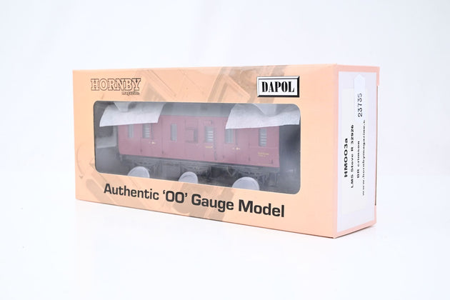 Dapol OO Gauge HM003a BR Crimson ex-LMS 'Stove R' Full Brake No.M32926M - Boxed