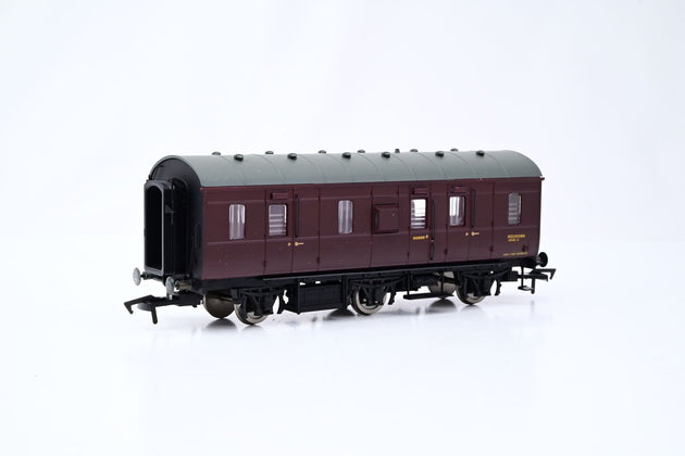 Dapol OO Gauge HM004b BR Maroon ex-LMS 'Stove R' Full Brake No.M32929M - Boxed