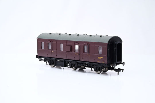 Dapol OO Gauge HM004b BR Maroon ex-LMS 'Stove R' Full Brake No.M32929M - Boxed