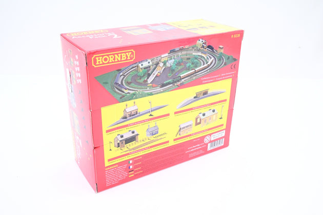Hornby OO Gauge R8228 Accessory Pack 2 w/ Railway Cottage, Water Tower & Trackside Accessories - Boxed