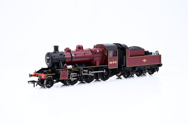 Bachmann OO Gauge 32-825K Ivatt Class 2MT BR Late Crest Crimson Preserved No.46441 - Limited Edition, Boxed