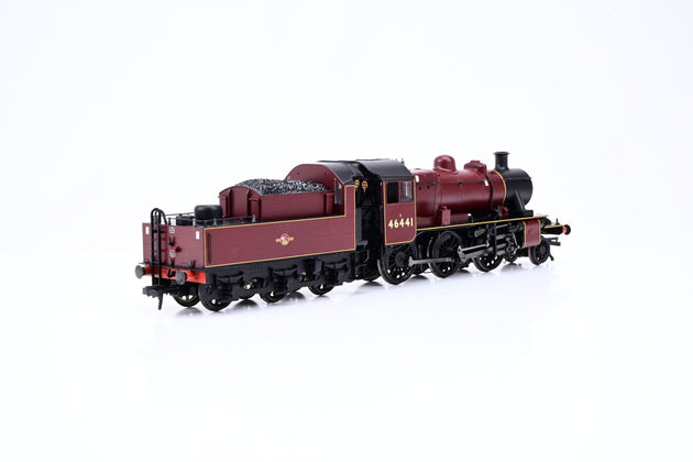 Bachmann OO Gauge 32-825K Ivatt Class 2MT BR Late Crest Crimson Preserved No.46441 - Limited Edition, Boxed