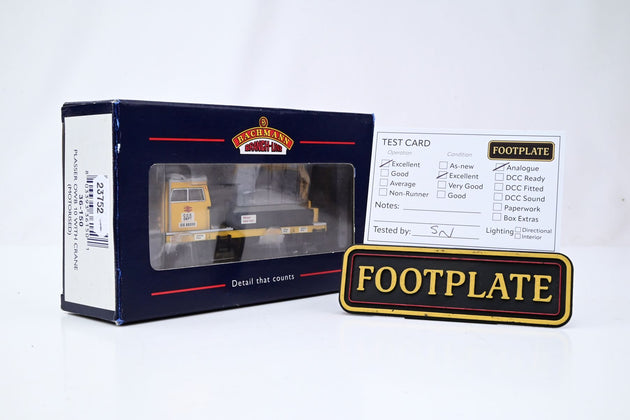 Bachmann OO Gauge 36-150 Plasser OWB 10 W/Crane Motorised No.DX68200 - Boxed