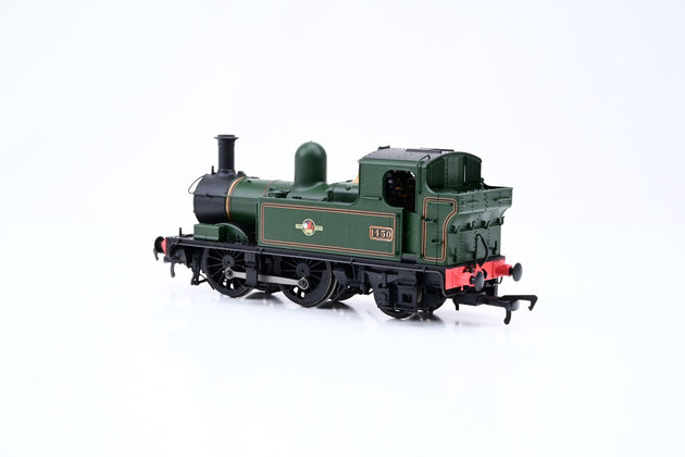 Hattons OO Gauge H1414 Class 14xx 0-4-2 BR Lined Green Late Crest No.1450 - Boxed