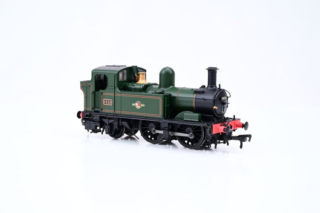Hattons OO Gauge H1414 Class 14xx 0-4-2 BR Lined Green Late Crest No.1450 - Boxed