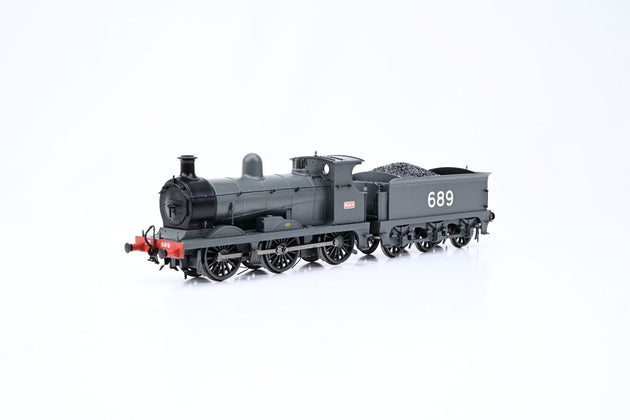 Bachmann OO Gauge 31-460K C Class SE&CR Wartime Grey No.689 - Boxed