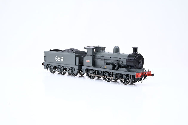 Bachmann OO Gauge 31-460K C Class SE&CR Wartime Grey No.689 - Boxed