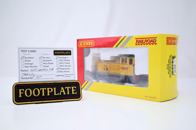 Hornby OO Gauge R3775 0-4-0 Diesel Shunter Network Rail No.19 - Boxed