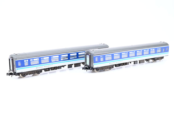 Graham Farish N Gauge Rake of 2 Regional Railways Mk2 2nd Open Coaches No.5505 - Unboxed