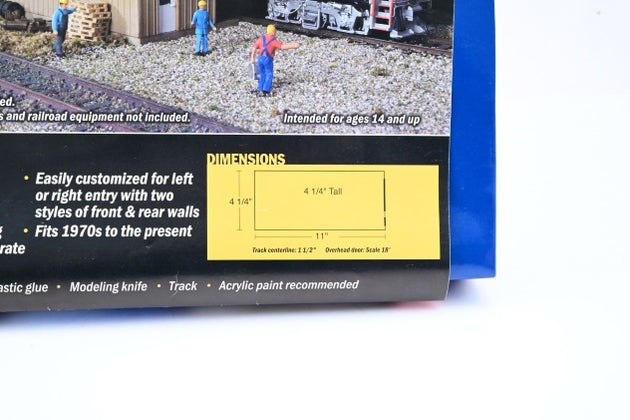Walthers HO Gauge 933-2985 Cornerstone Building 'Modern Single-Track Engine House' Unbuilt Kit - Boxed
