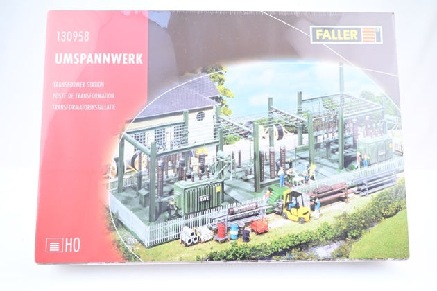 Faller HO Gauge 130958 Building 'Transformer Station' Unbuilt Kit - Boxed