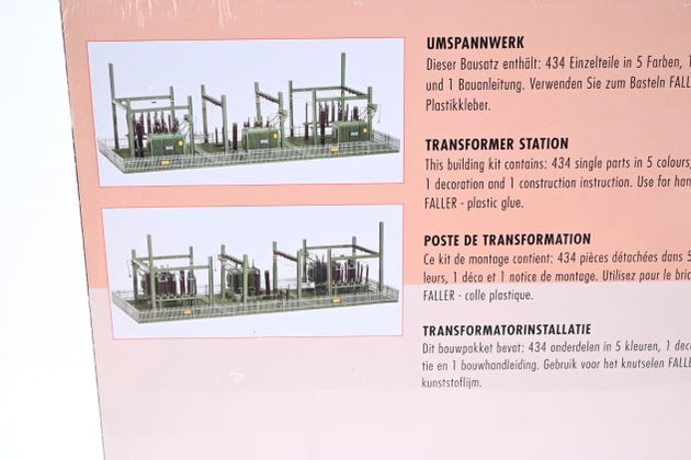 Faller HO Gauge 130958 Building 'Transformer Station' Unbuilt Kit - Boxed