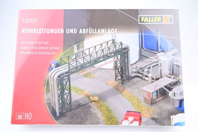 Faller HO Gauge 130487 Building 'Pipeline and Filling Plant' Unbuilt Kit - Boxed