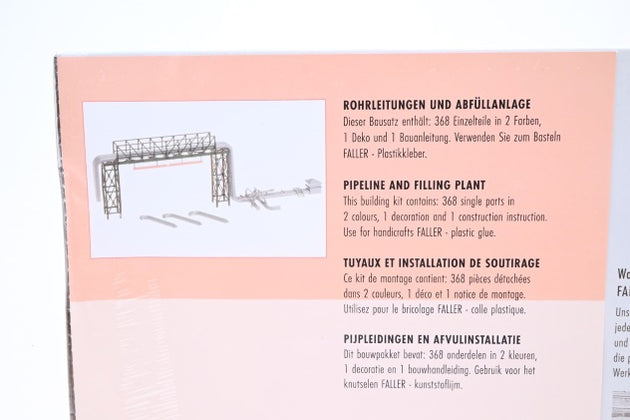 Faller HO Gauge 130487 Building 'Pipeline and Filling Plant' Unbuilt Kit - Boxed