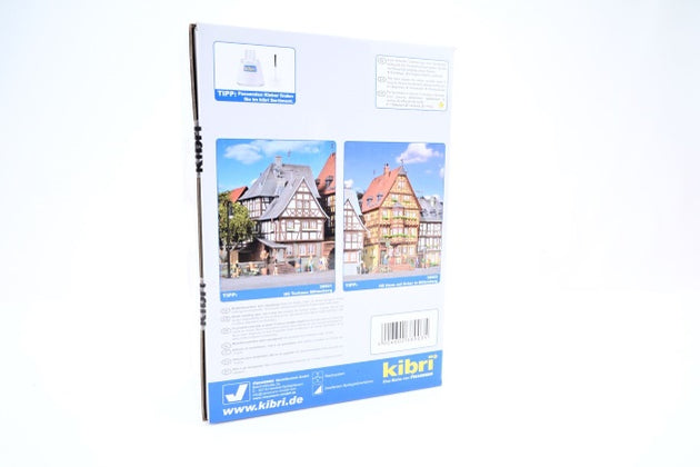 Kibri HO Gauge 'Timbered House on the Market' Unbuilt Kit - Boxed