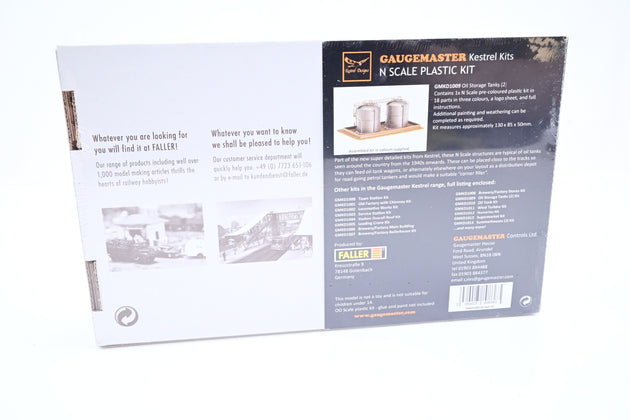 Gaugemaster N Gauge GMKD1009 Kestrel Kits 'Oil Storage Tanks' Unbuilt Kit - Boxed